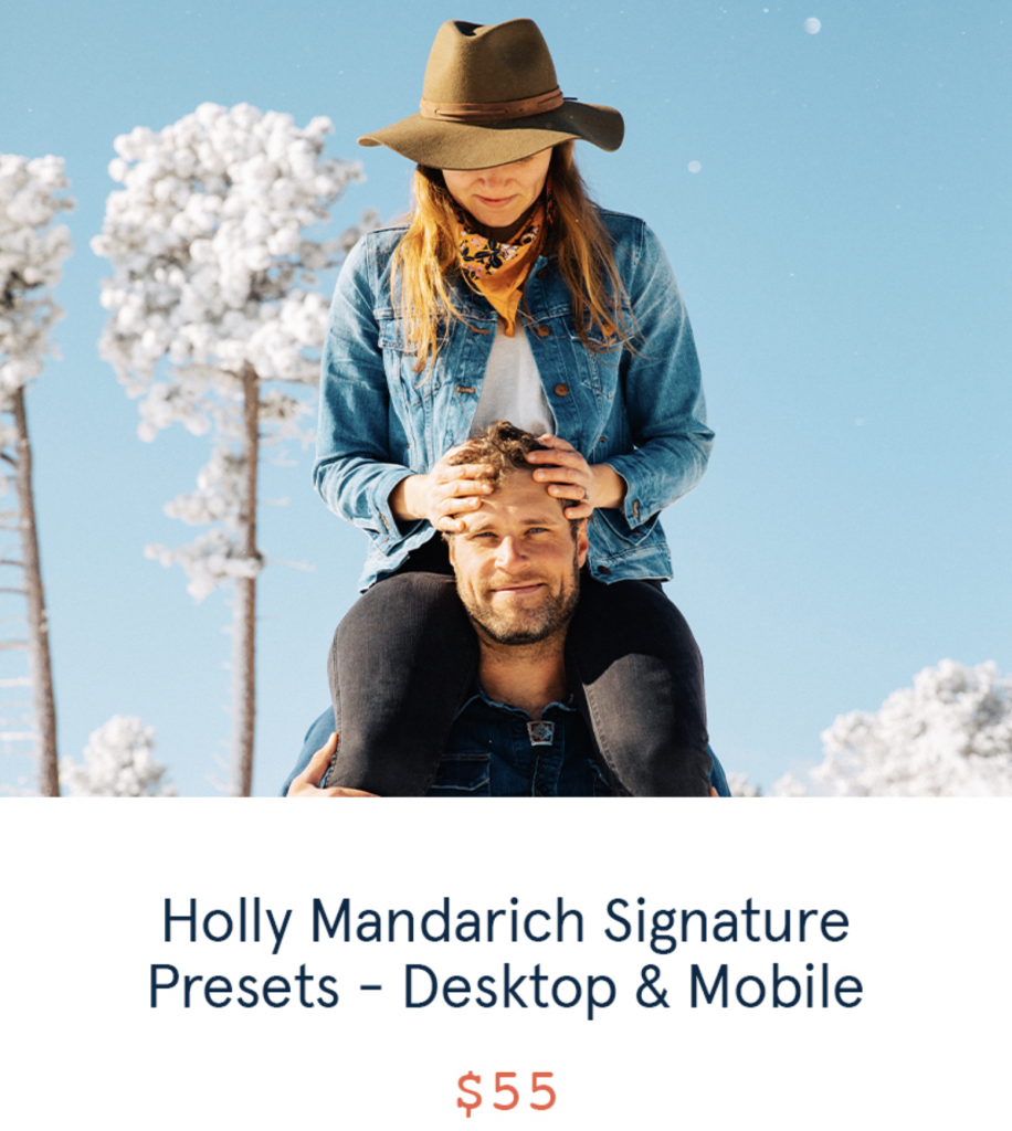 Holly Mandarich Preset Giveaway