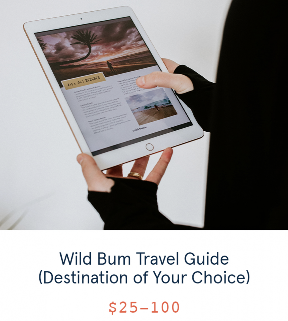 Wild Bum Travel Guide Giveaway